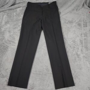Madison Dress Pants Mens 30x30 Black Modern Fit Motion Stretch Wrinkle Resistant